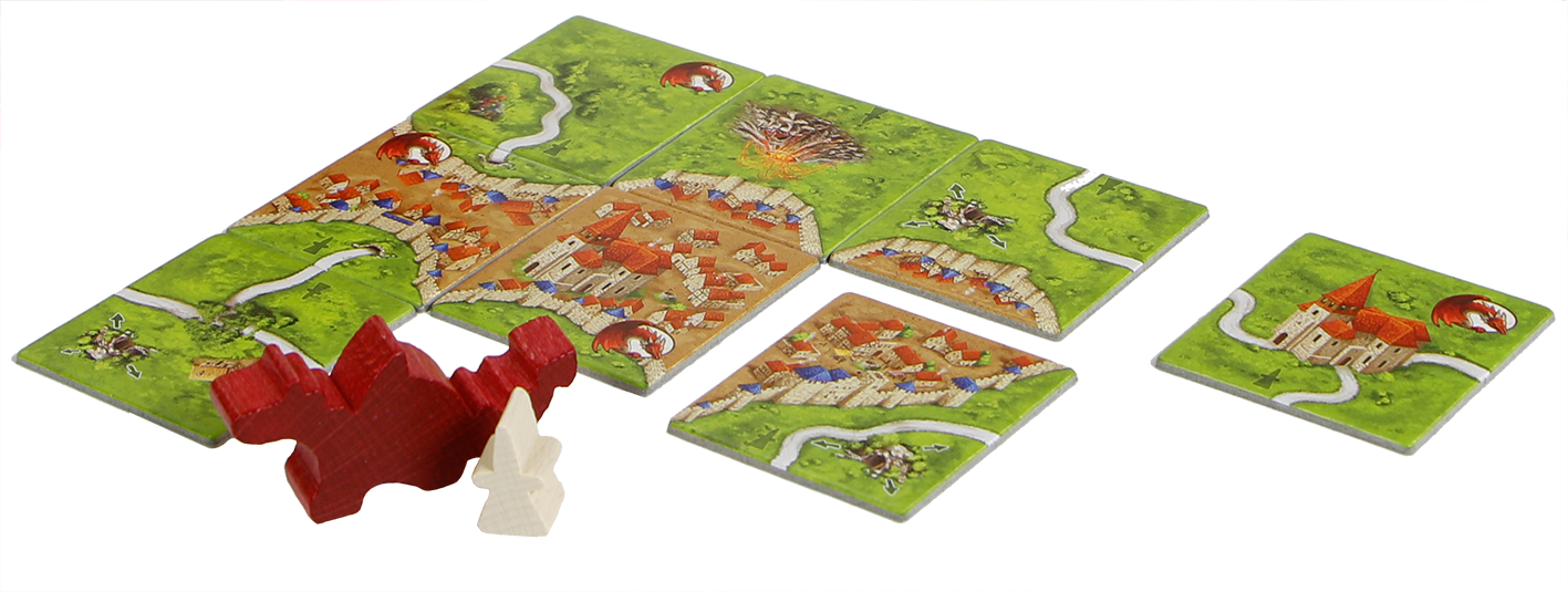 Carcassonne: De Draak, de Fee en de Jonkvrouw (Uitbreiding)