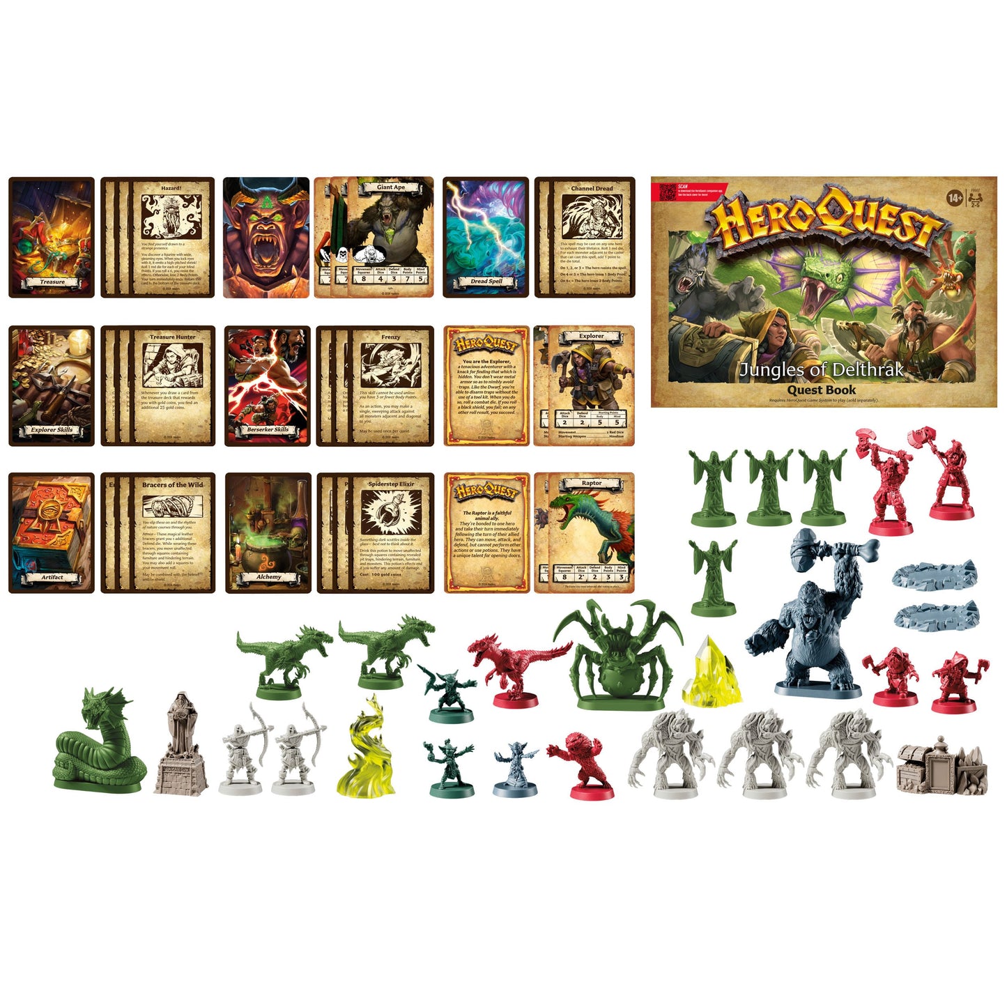 HeroQuest Board Game Expansion Jungles of Delthrak Quest Pack