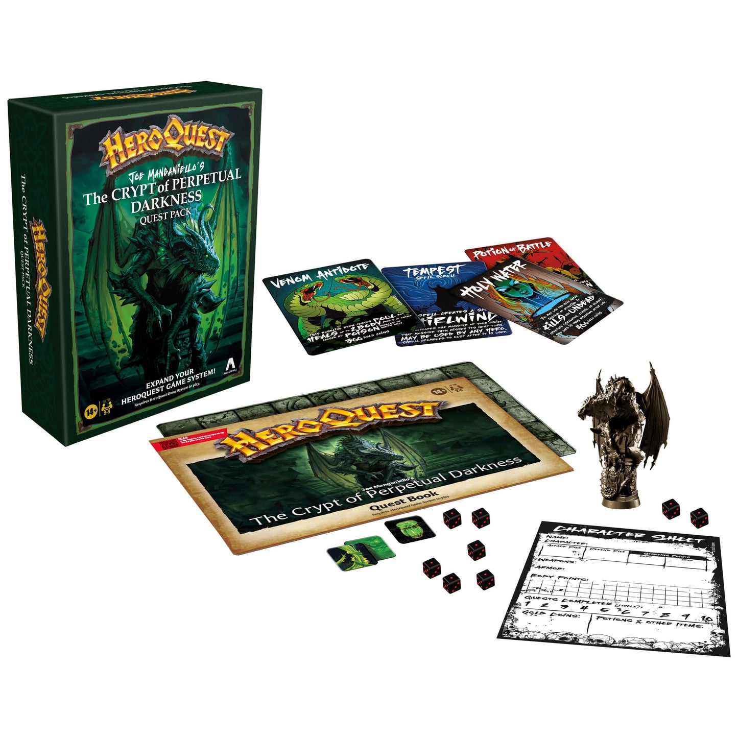 HeroQuest Board Game Expansion: The Crypt of Perpetual Darkness Quest Pack