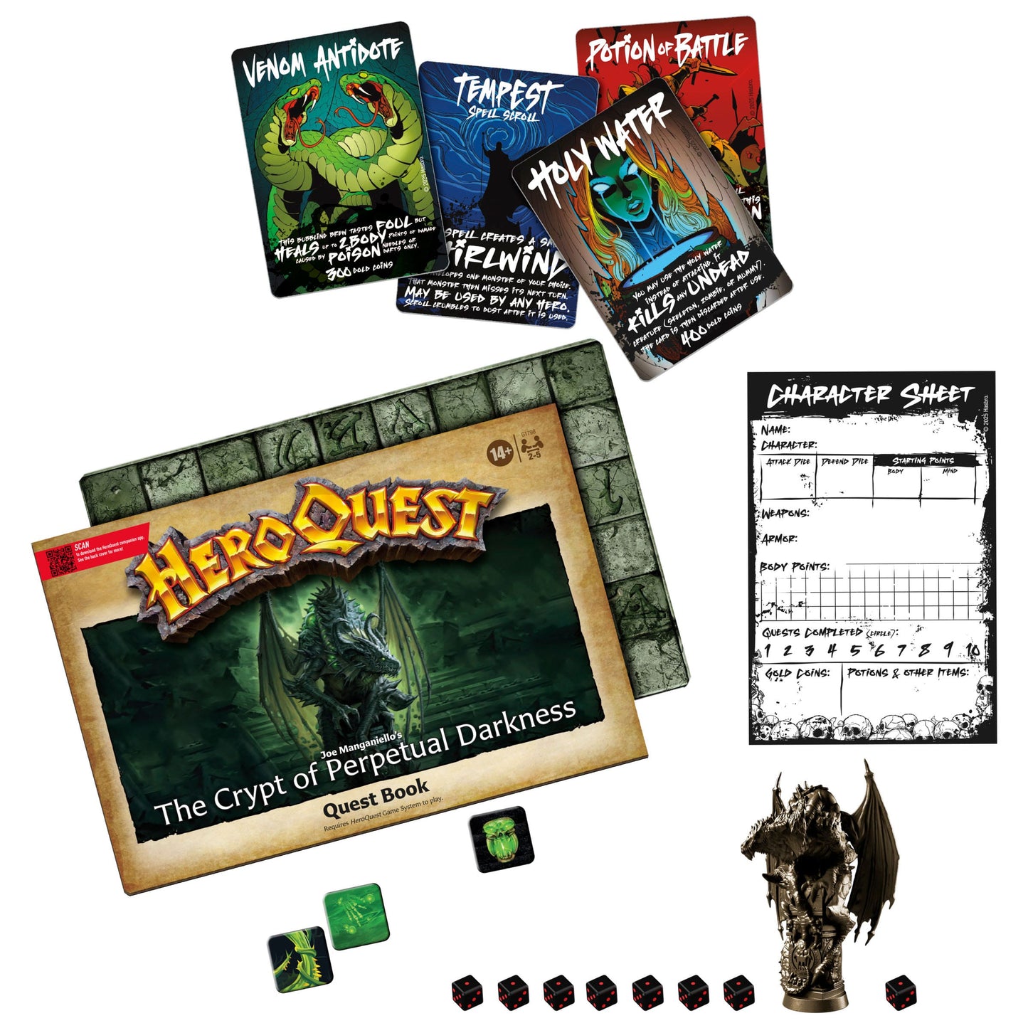 HeroQuest Board Game Expansion: The Crypt of Perpetual Darkness Quest Pack