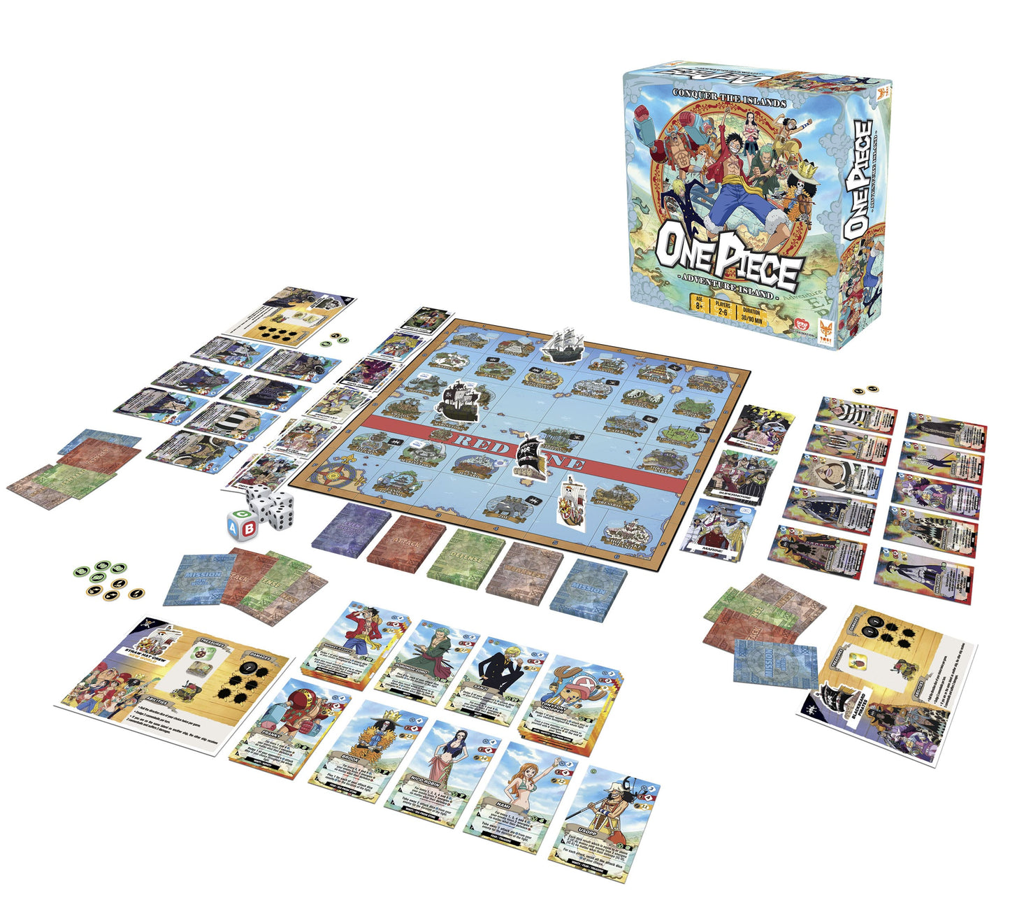 One Piece Board Game Adventure Island - ENG