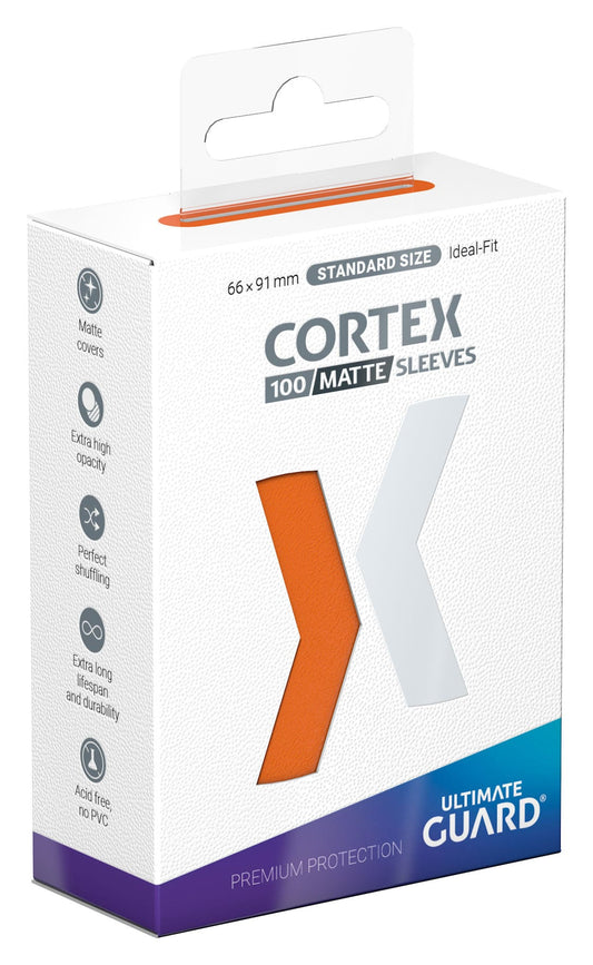 Ultimate Guard Cortex Sleeves Matte Standard Size (100) - Orange