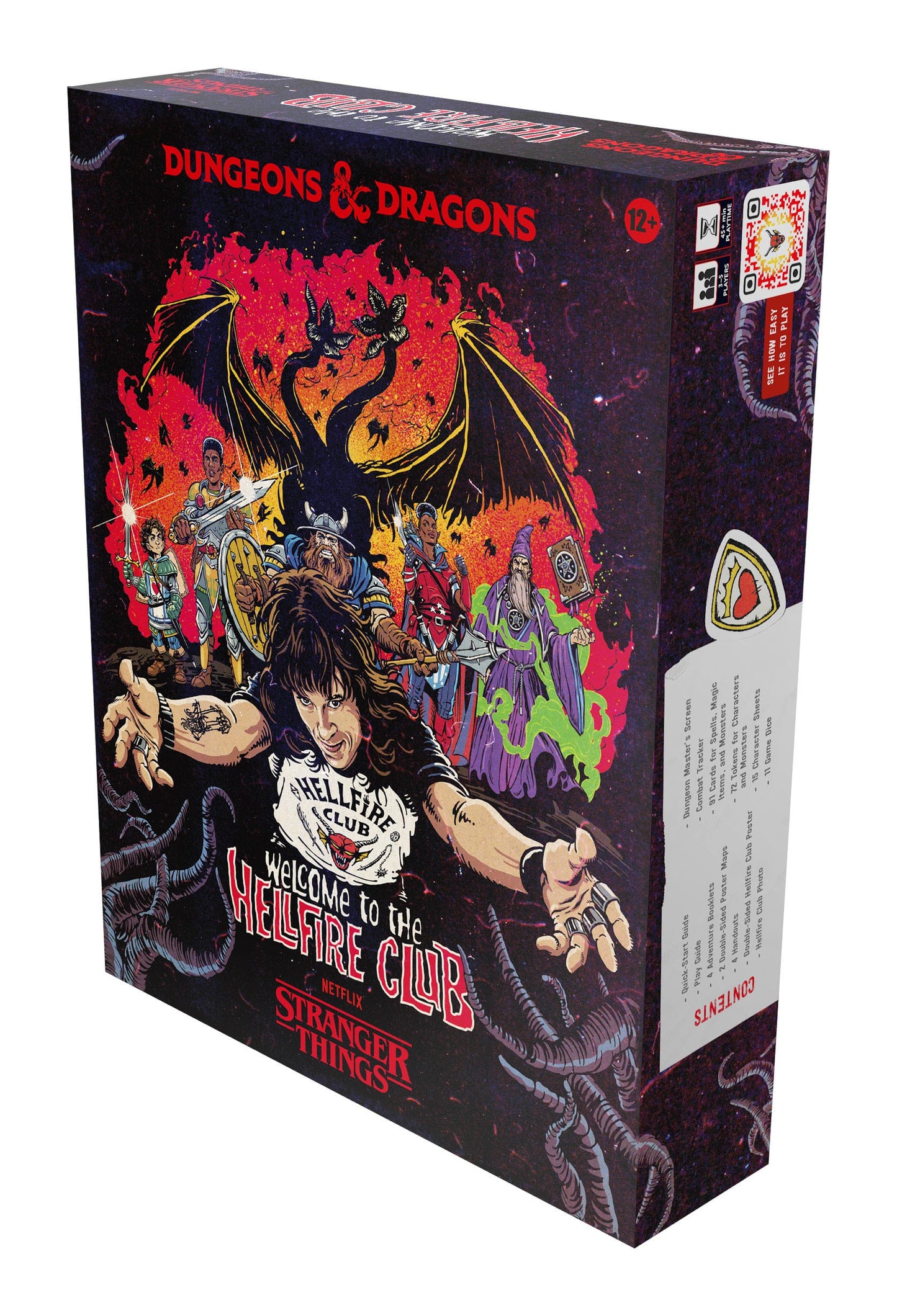 Dungeons & Dragons Board Game Stranger Things: Welcome to the Hellfire Club