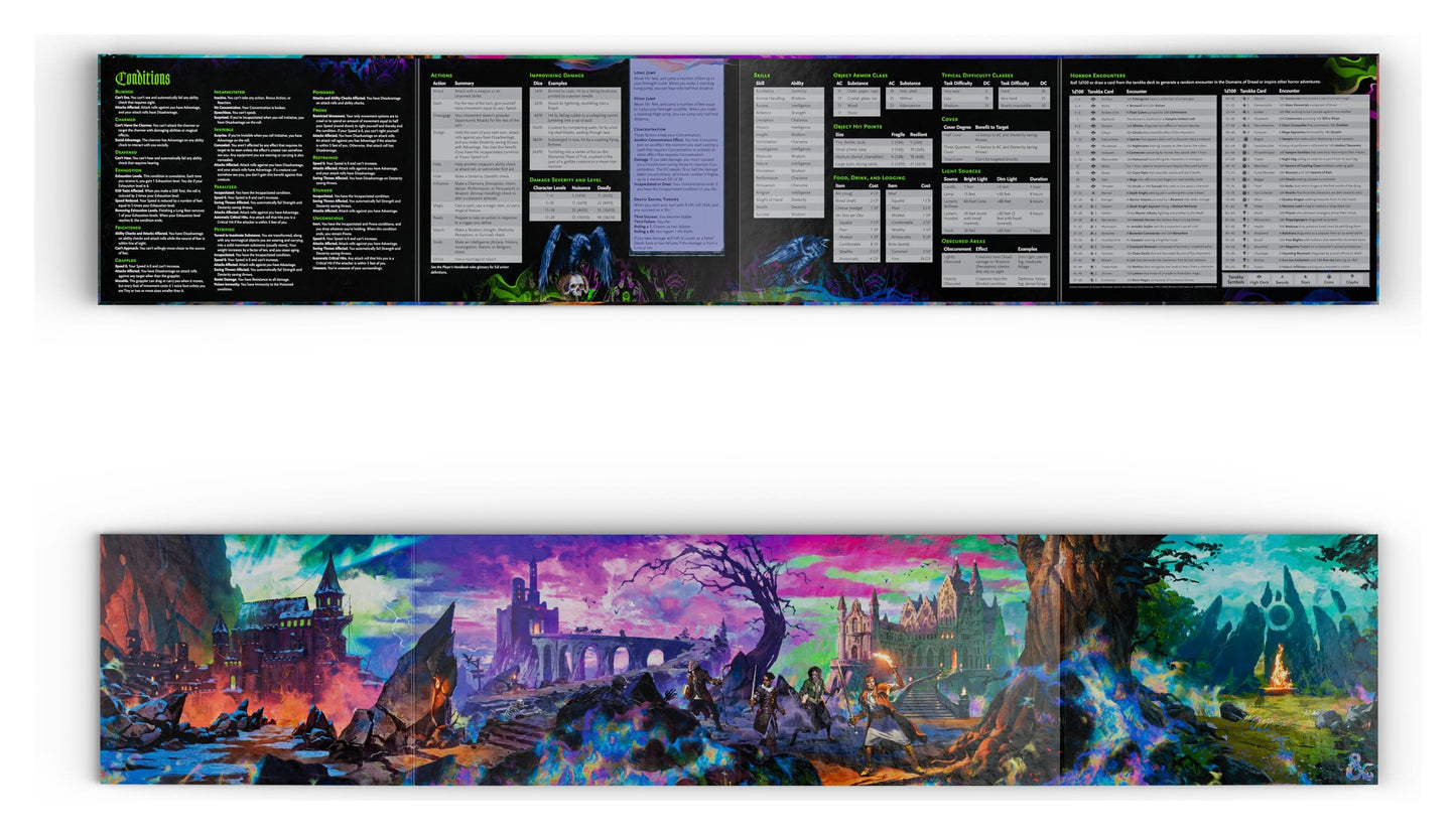 Dungeons & Dragons RPG Ravenloft: The Horrors Within Dungeon Master's Screen