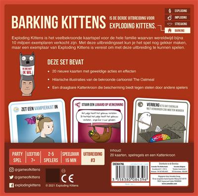 Exploding Kittens - Uitbr. Barking Kittens