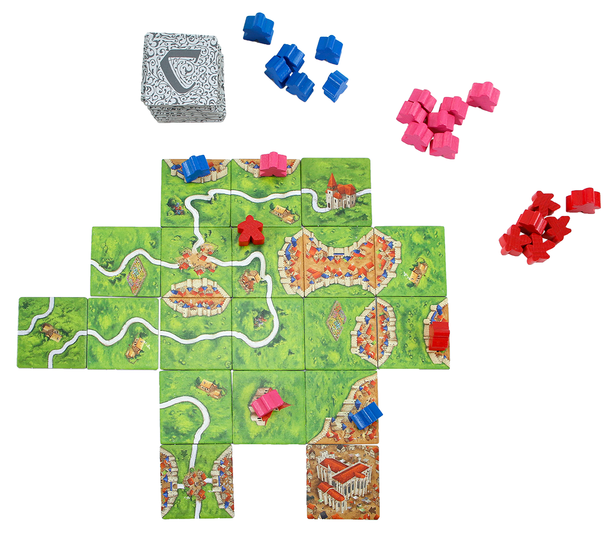 Carcassonne: Kathedralen & Herbergen - Uitbreiding 1