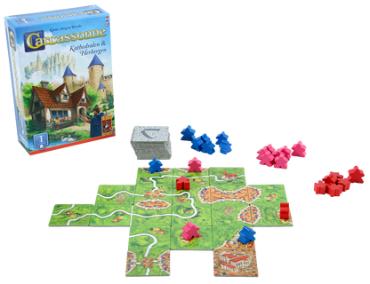Carcassonne: Kathedralen & Herbergen - Uitbreiding 1