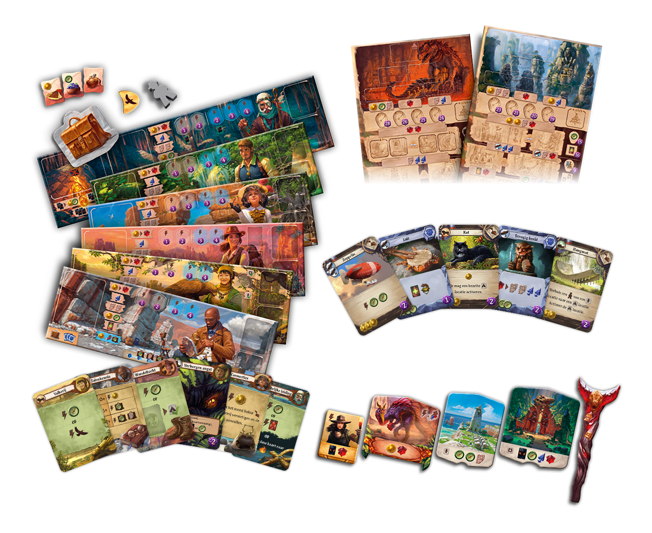 De Verdwenen Ruïnes van Arnak: Expeditieleiders - NL