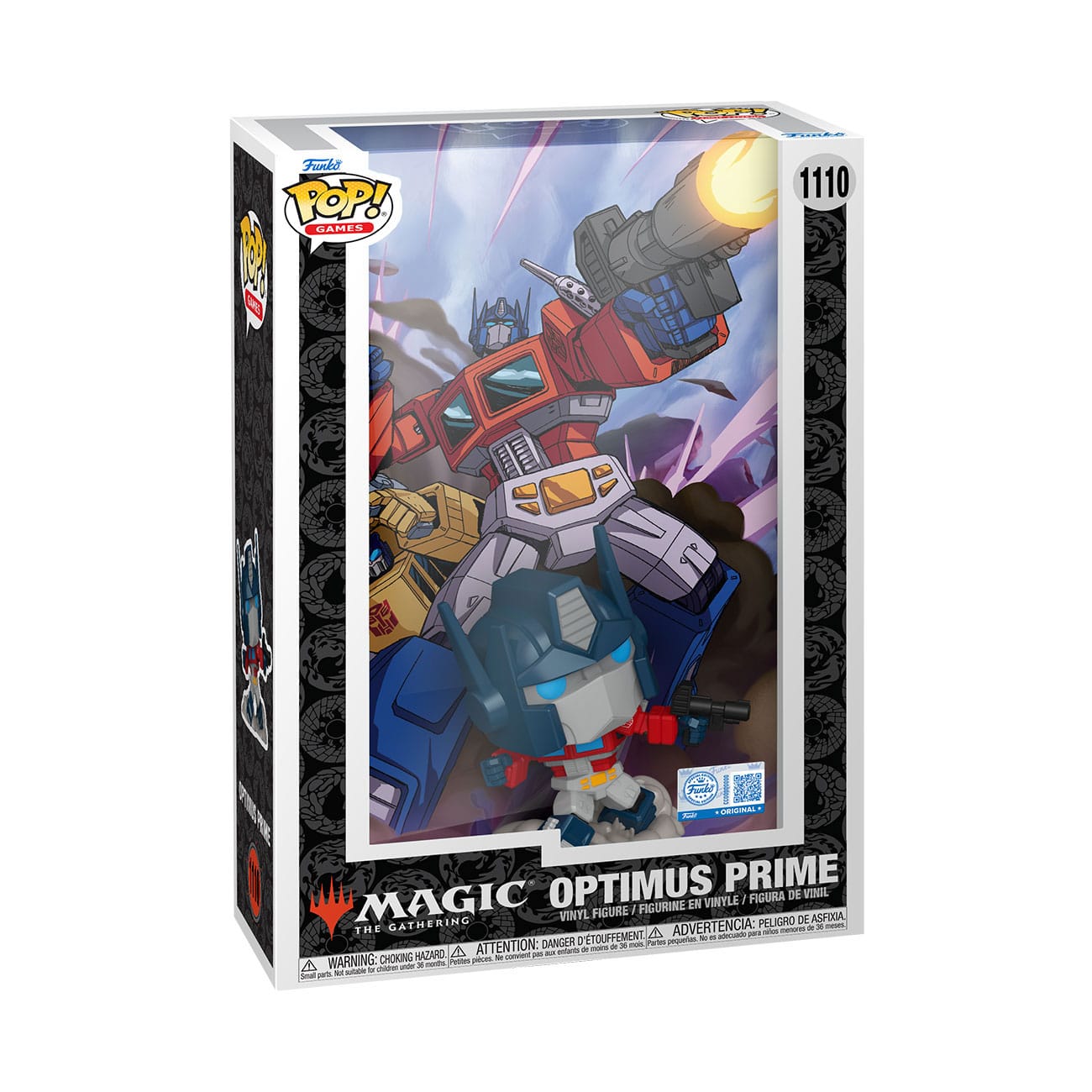 Transformers X MTG POP! Comic Covers Vinyl Figure Optimus Prime (Magic the Gathering) 9 cm