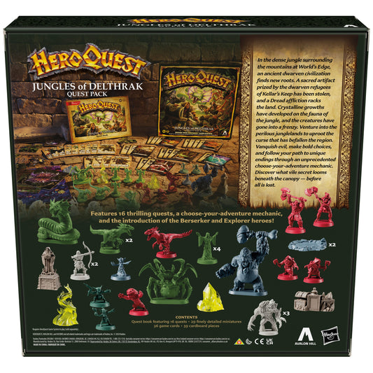 HeroQuest Board Game Expansion Jungles of Delthrak Quest Pack