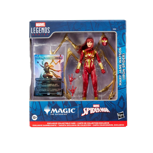 Marvel Legends Magic: The Gathering Action Figure Mary Jane Watson (Iron Spider) (plus Exclusive Foil Card) 15 cm