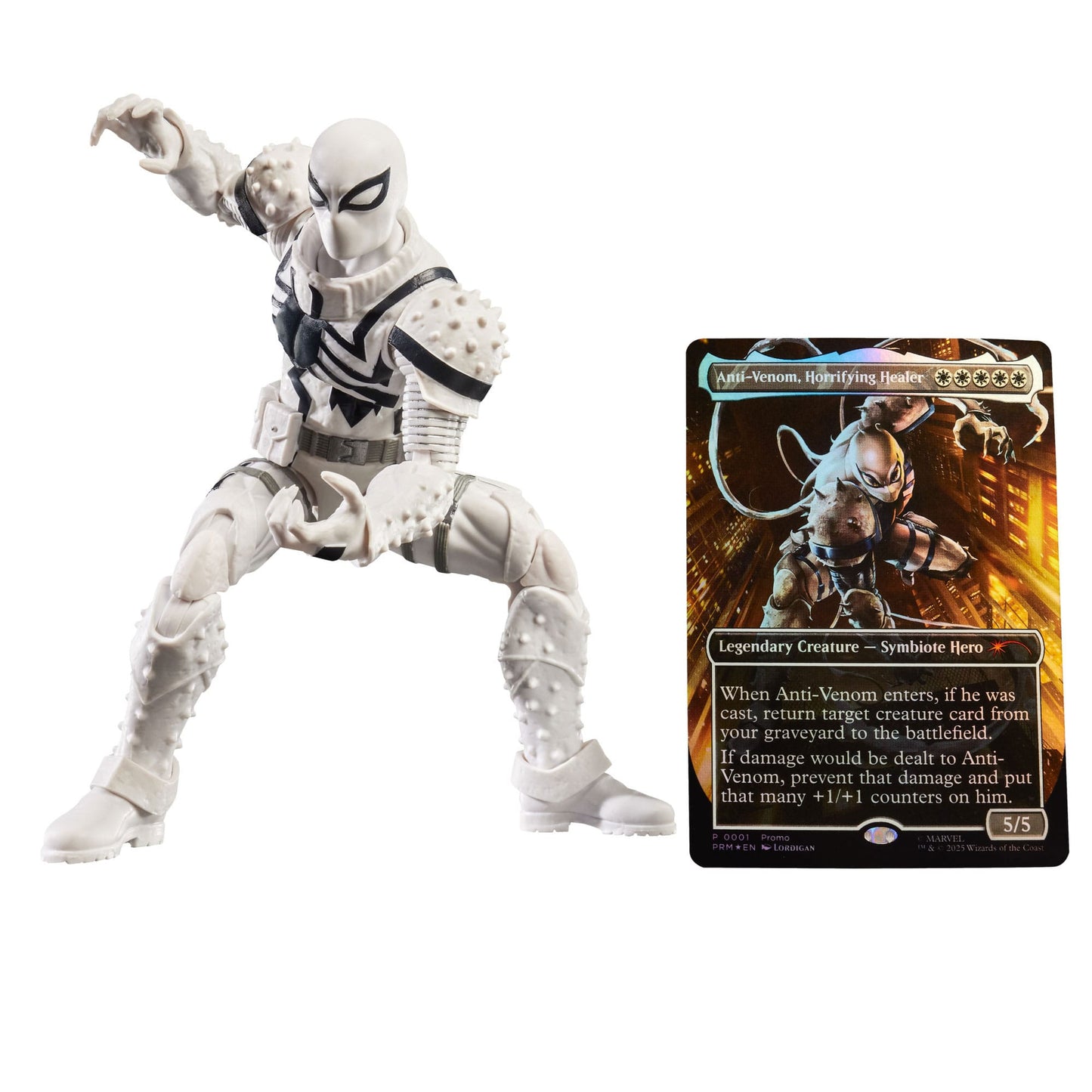 Marvel Legends Magic: The Gathering Action Figure Agent Anti-Venom (plus Exclusive Foil Card) 15 cm
