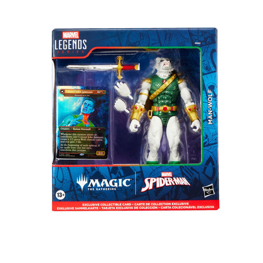 Marvel Legends Magic: The Gathering Action Figure Man-Wolf (plus Exclusive Foil Card) 15 cm