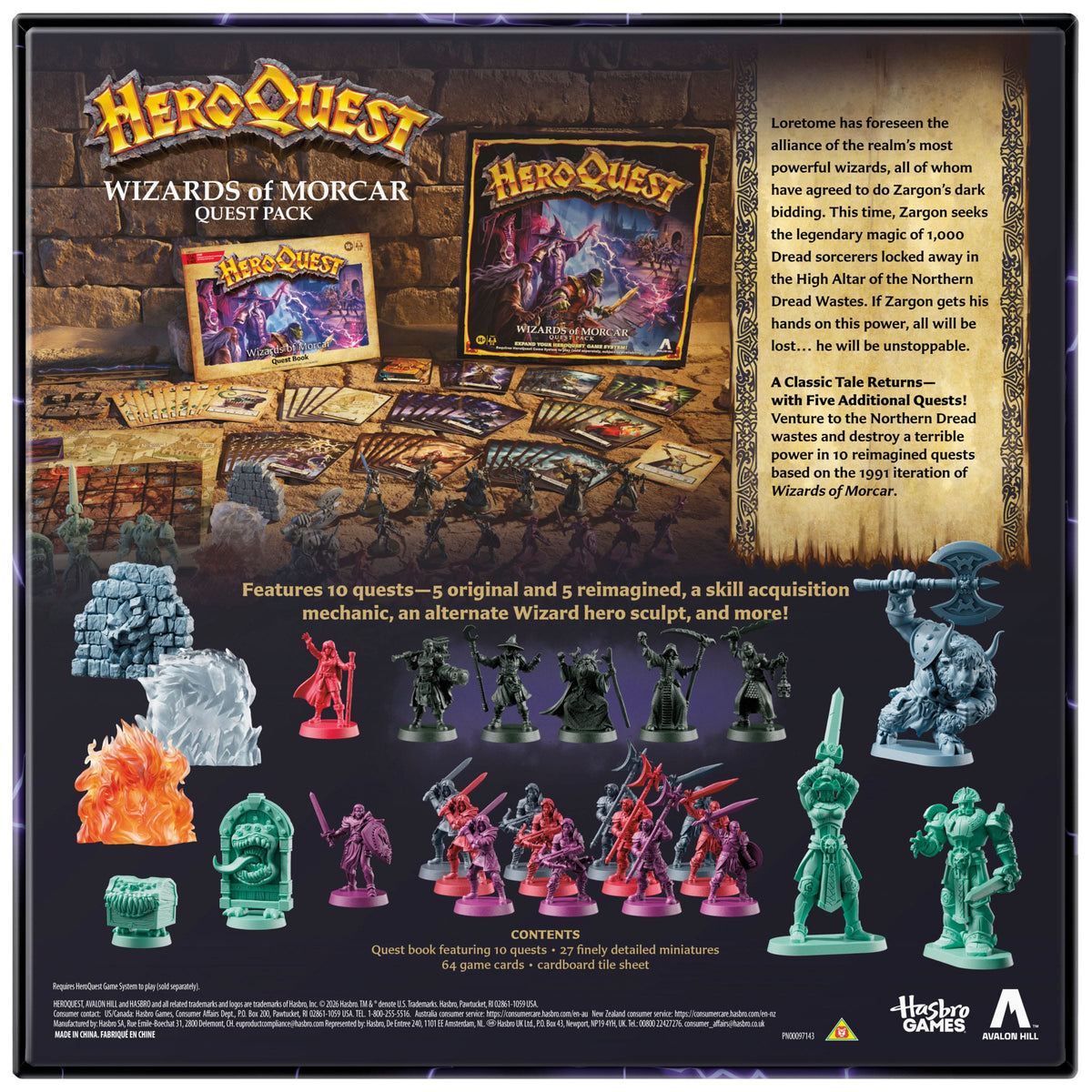 HeroQuest Board Game Expansion: Wizards of Morcar Quest Pack