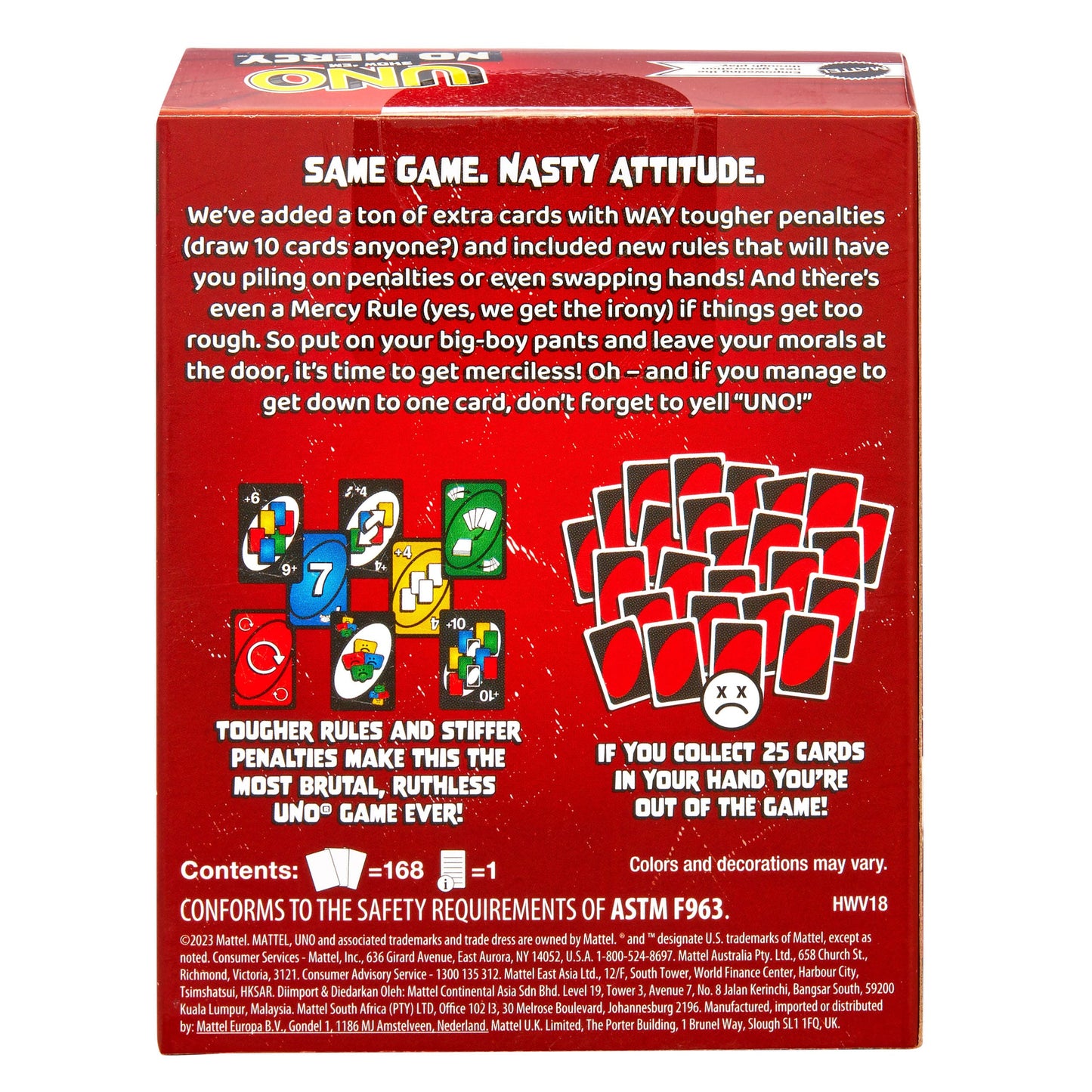 UNO Show 'Em No Mercy Card Game