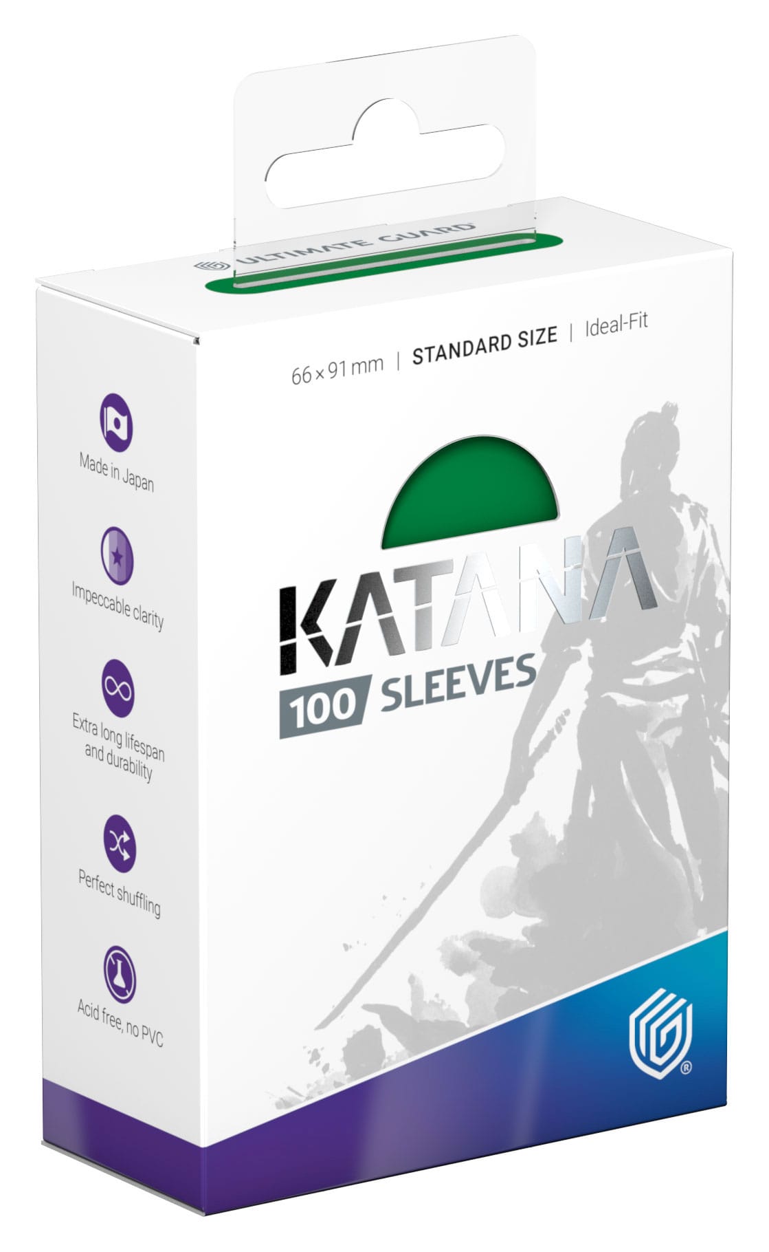 Ultimate Guard Katana Sleeves Standard Size (100) - Jade Garden