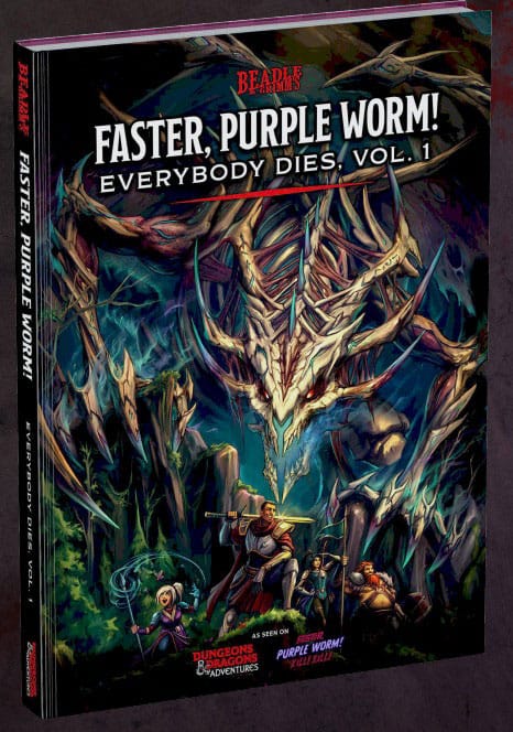 Dungeons & Dragons Adventure Book Faster, Purple Worm (English)
