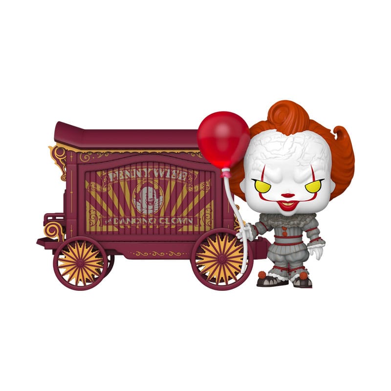 It-Welcome to Derry POP! Town Vinyl Figure Pennywise & Wagon
