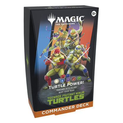 Magic the Gathering Teenage Mutant Ninja Turtles Commander Deck english