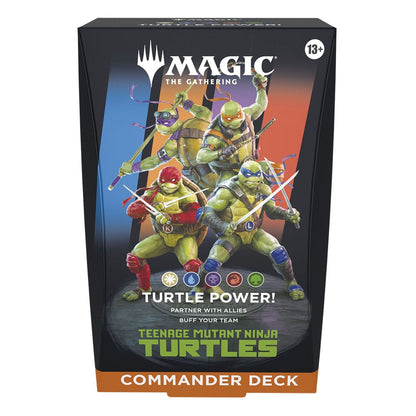 Magic the Gathering Teenage Mutant Ninja Turtles Commander Deck english