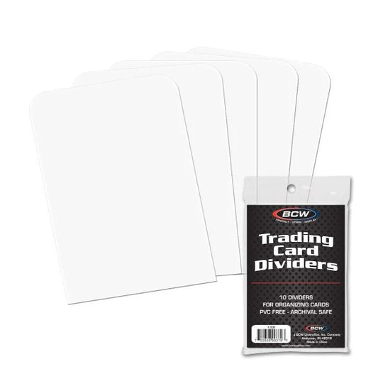 BCW trading card dividers